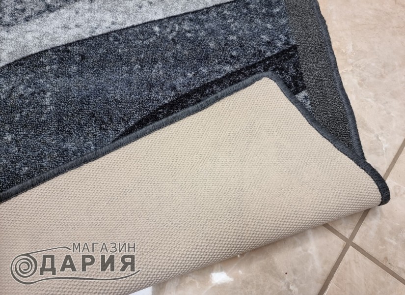 Мокетен килим 85 grey/turquoise
